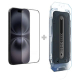 Folie telefon pentru iPhone 16, Nillkin CP+Pro Anti-Explosion with Applicator, Neagra