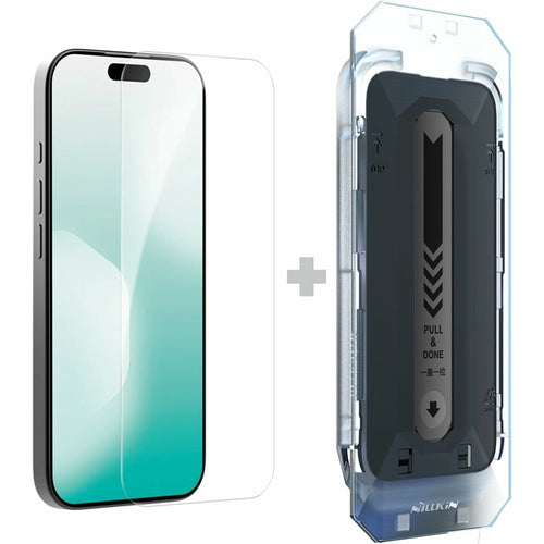 Folie de sticlă pentru iPhone 17 Pro / iPhone 18 Pro, Nillkin H+ Pro Anti-Explosion, cu aplicator, Transparentă