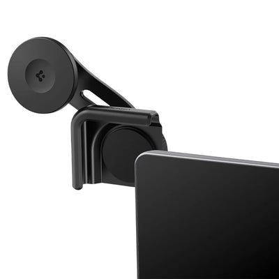 Suport auto pentru Tesla, Spigen OneTap ACP07869, MagSafe, reglabil, organizator cablu, Negru