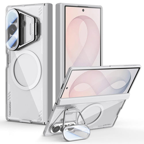 Husă pentru Samsung Galaxy Z Fold8 Ultra, Nillkin Iceblade Prop Magnetic, cu decupaj camera, Gri