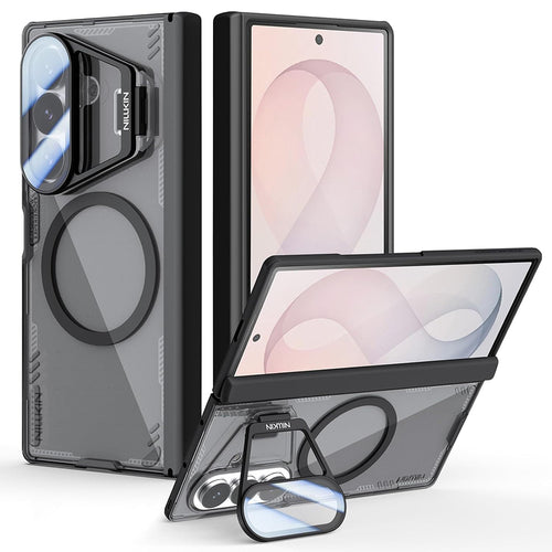 Husă pentru Samsung Galaxy Z Fold8 Ultra, Nillkin Iceblade Prop Magnetic, cu decupaj cameră, Neagră