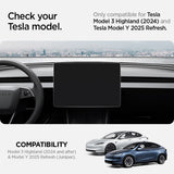 Odorizant Auto Spigen ACP10164, 2 Pack, pentru Tesla Model 3 Highland / Model Y Juniper, cu Adeziv, Negru