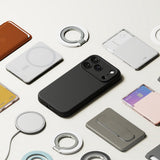 Husă pentru iPhone 18 Pro, Ringke Silicone MagSafe, Crem