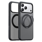 Husă pentru iPhone 17 Pro / iPhone 18 Pro, Torras Ostand O1 Guardian, Neagră