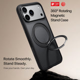 Husă pentru iPhone 17 Pro / iPhone 18 Pro, Torras Ostand O1 Guardian, Neagră