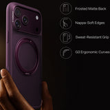 Husă pentru iPhone 17 Pro Max / iPhone 18 Pro Max, Torras Ostand O1 Guardian, Mov