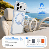 Husă pentru iPhone 17 Pro Max / iPhone 18 Pro Max, Torras Ostand O3 Light, Albastră