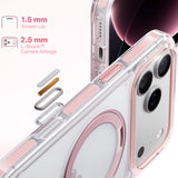 Husă pentru iPhone 17 Pro / iPhone 18 Pro, Torras Ostand O3 Light, Roz