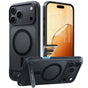 Husă pentru iPhone 17 Pro / iPhone 18 Pro, Torras Ostand L1 Guardian, Neagră