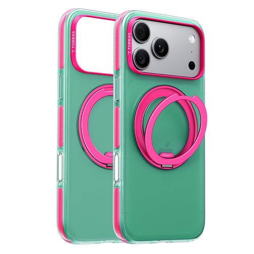 Husă pentru iPhone 17 Pro Max / iPhone 18 Pro Max, Torras Ostand O3 Hue, Verde