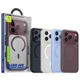 Husă pentru iPhone 17 Pro / iPhone 18 Pro, Blueo APE Anti-Drop MagSafe Series, Bordo