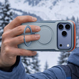 Husă pentru iPhone 17 Pro Max / iPhone 18 Pro Max, Torras Ostand Q3 Air Pro, Mov