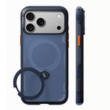 Husă pentru iPhone 17 Pro Max / iPhone 18 Pro Max, Torras Ostand Q3 Air Series, Bleumarin