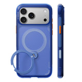 Husă pentru iPhone 17 Pro / iPhone 18 Pro, Torras Ostand Q3 Air Series, Albastru deschis