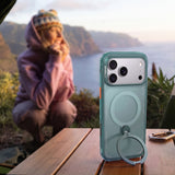 Husă pentru iPhone 17 Pro Max / iPhone 18 Pro Max, Torras Ostand Q3 Air Series, Verde