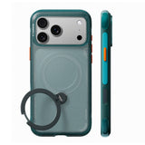 Husă pentru iPhone 17 Pro / iPhone 18 Pro, Torras Ostand Q3 Air Series, Verde