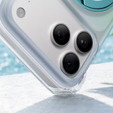 Husă pentru iPhone 17 Pro / iPhone 18 Pro, Torras Ostand O3 Air Gradient, Verde-Albastru Alaska Aurora