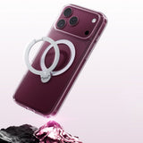 Husă pentru iPhone 17 Pro / iPhone 18 Pro, Torras Ostand Spin, Transparentă