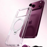 Husă pentru iPhone 17 Pro / iPhone 18 Pro, Torras Ostand Spin, Transparentă