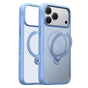 Husă pentru iPhone 17 Pro / iPhone 18 Pro, Torras Ostand Spin Series, Albastră
