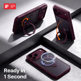 Husă pentru iPhone 17 Pro / iPhone 18 Pro, Torras Ostand Spin Series, Mov