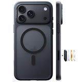 Husă pentru iPhone 17 Pro / iPhone 18 Pro, Torras Guardian Magnetic Series, Neagră