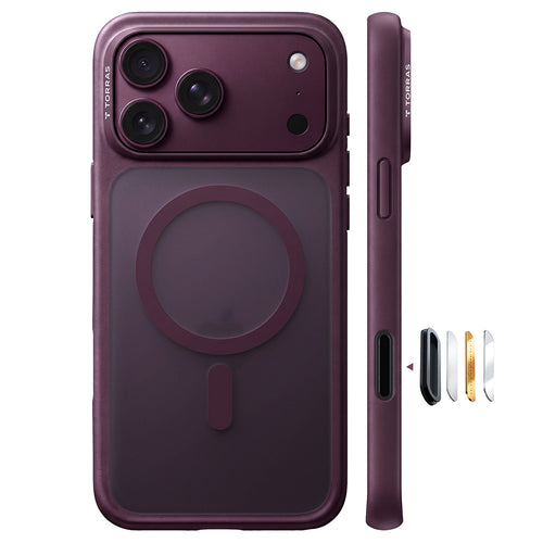 Husă pentru iPhone 17 Pro Max / iPhone 18 Pro Max, Torras Guardian Magnetic Series, Mov