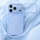 Husă pentru iPhone 17 Pro / iPhone 18 Pro, Blueo Frosted Heat Dissipation Stand MagSafe, Neagră