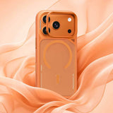Husă pentru iPhone 17 Pro / iPhone 18 Pro, Blueo Frosted Heat Dissipation Stand MagSafe, Neagră
