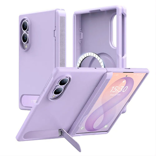 Husă pentru Samsung Galaxy Z Fold8, Torras Ostand L1 Guardian, Mov