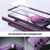 Husă pentru Samsung Galaxy Z Fold8 Ultra, Torras Ostand Q3 Spin Series, Mov