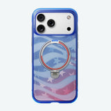 Husă pentru iPhone 17 Pro Max / iPhone 18 Pro Max, Torras Ostand Spin Air Football Series, Albastră