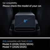 Folie pentru Tesla Model Y (2024-2026) / Model 3 (2024-2026), Spigen Glas.tR Slim Anti-Glare, Mată