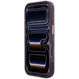 Husă pentru iPhone 17 Pro / iPhone 18 Pro, Karl Lagerfeld Hardcase MagSafe IML KC Bodies Sketch Print, Bordo