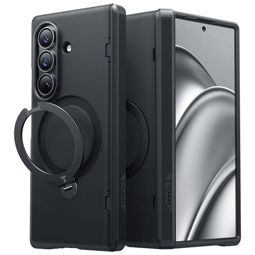 Husă pentru Samsung Galaxy Z Fold8 Ultra, Torras Ostand Q3 Spin Series, Neagră