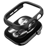 Husă pentru Apple Watch 12 46mm, Spigen Thin Fit, Neagră