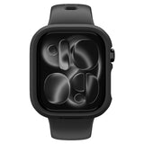Husă pentru Apple Watch 12 46mm, Spigen Thin Fit, Neagră