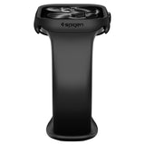Husă pentru Apple Watch 12 46mm, Spigen Thin Fit, Neagră