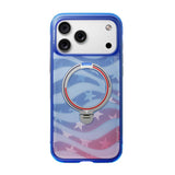 Husă pentru iPhone 17 Pro / iPhone 18 Pro, Torras Ostand Q3 Air Football Series, Albastră