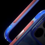 Husă pentru iPhone 17 Pro / iPhone 18 Pro, Torras Ostand Q3 Air Football Series, Albastră