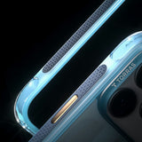 Husă pentru iPhone 17 Pro / iPhone 18 Pro, Torras Ostand Q3 Air Football Series, Bleu
