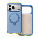 Husă pentru iPhone 17 Pro / iPhone 18 Pro, Torras Ostand Q3 Rugged, Albastră
