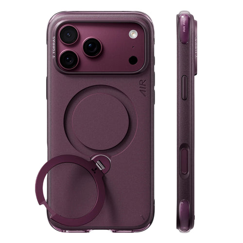 Husă pentru iPhone 17 Pro Max / iPhone 18 Pro Max, Torras Ostand Q3 Air Essential, Mov