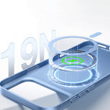 Husă pentru iPhone 17 Pro / iPhone 18 Pro, Torras OriginFit-Mag, Bleu
