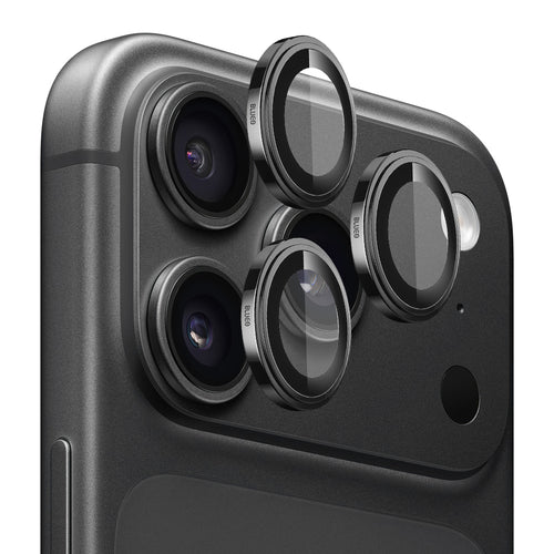 Folie pentru iPhone 18 Pro / iPhone 18 Pro Max, Blueo Sapphire Crystal Original Lens Protector, Neagră