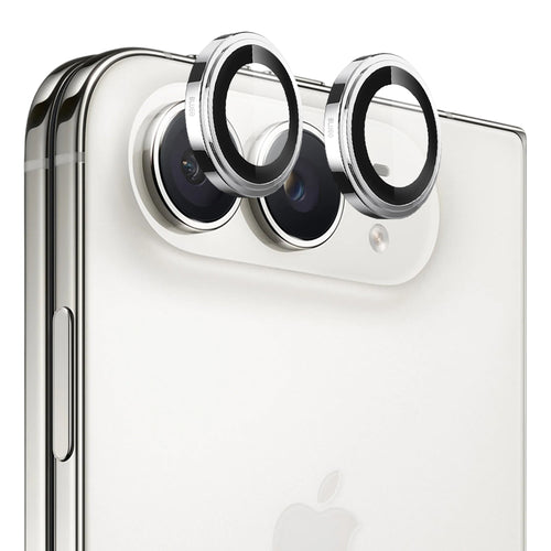 Folie pentru iPhone Duo, Blueo Sapphire Crystal Original Lens Glass, Argintie