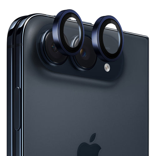 Folie telefon pentru iPhone Duo, Blueo 99 Anti-Reflective Lens Glass, Albastră