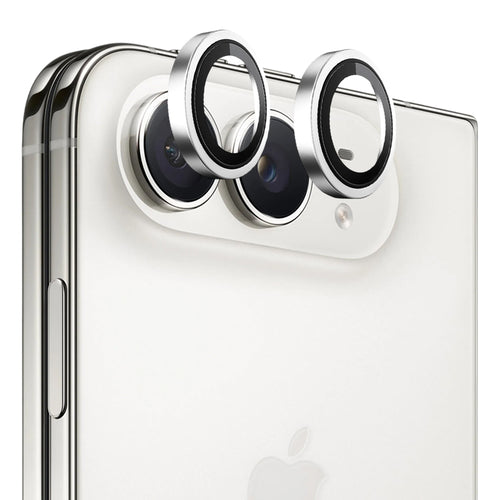 Folie telefon pentru iPhone Duo, Blueo 99 Anti-Reflective Lens Glass, Argintie