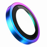 Folie pentru iPhone Duo, Blueo Original Metal Frame Lens Glass, Multicolor