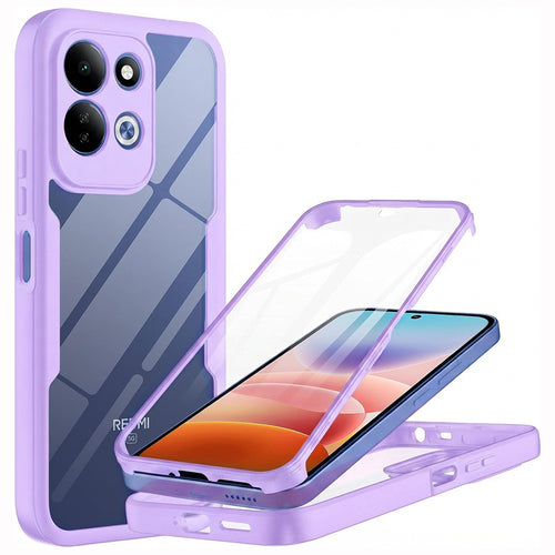 Husa pentru Xiaomi Redmi 17 4G / Redmi 17 5G, Techsuit ColorVerse 360 Series cu Folie Protectoare, Mov